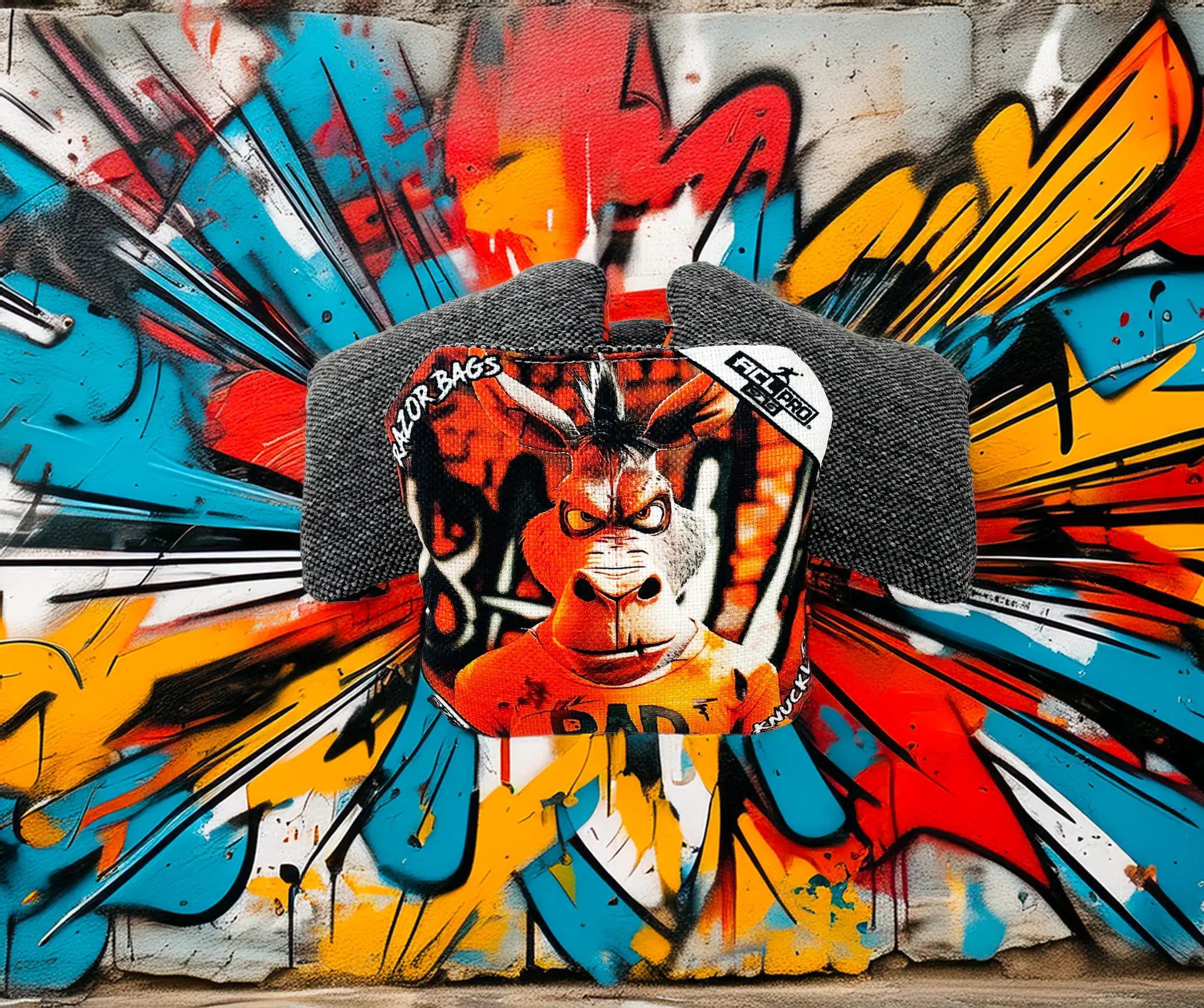 Razor Graffiti Badass Knuckle Corn hole Bags ACL