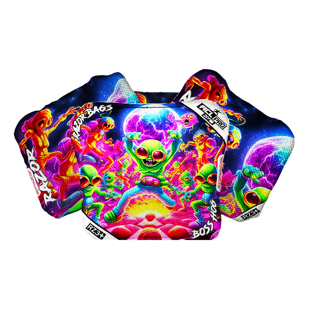 Boss Hog | Alien Dance Party | ACL PRO Razor Cornhole Bags
