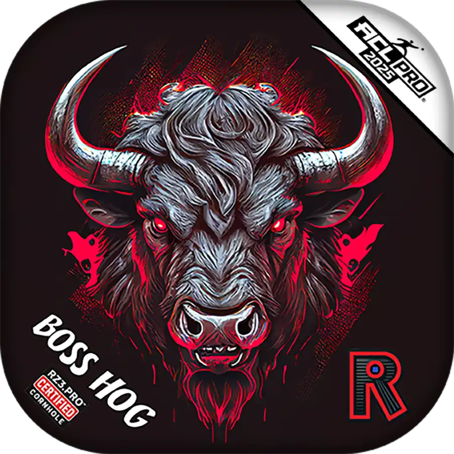 Boss Hog | Buffalo Black Series | ACL PRO Razor Cornhole Bags