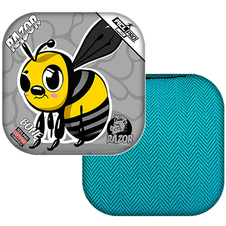 Bone | Buzzed Bee | ACL PRO Razor Cornhole Bags