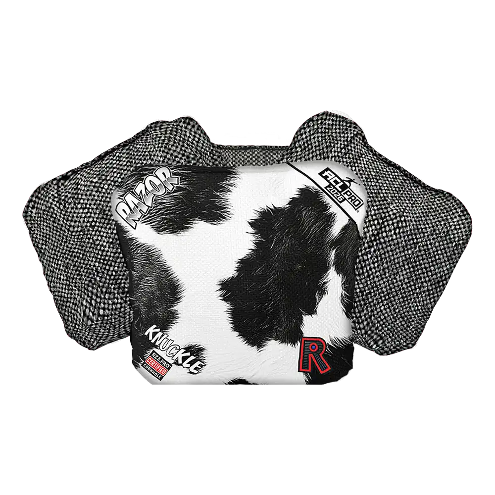 Knuckle | Cow Print | ACL PRO Razor Cornhole Bags