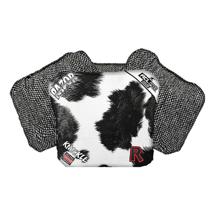 Knuckle | Cow Print | ACL PRO Razor Cornhole Bags
