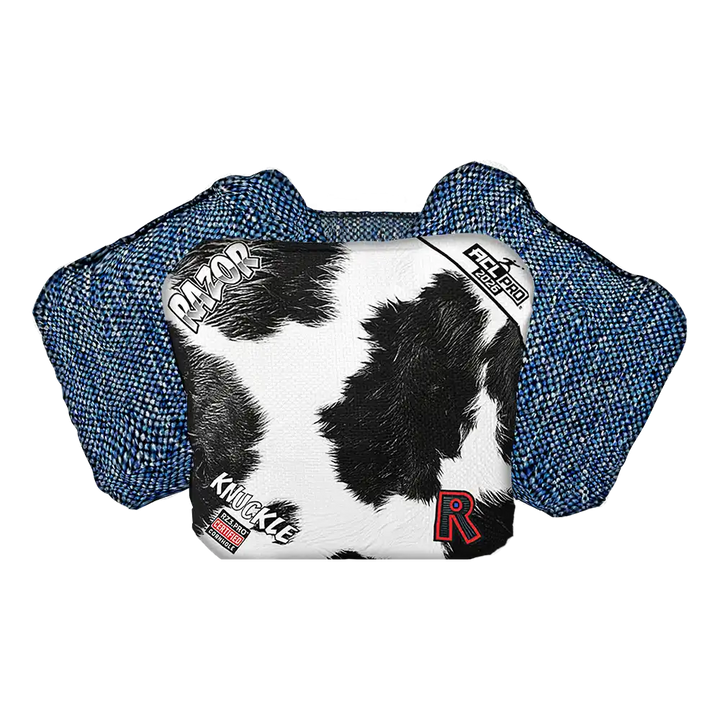 Knuckle | Cow Print | ACL PRO Razor Cornhole Bags