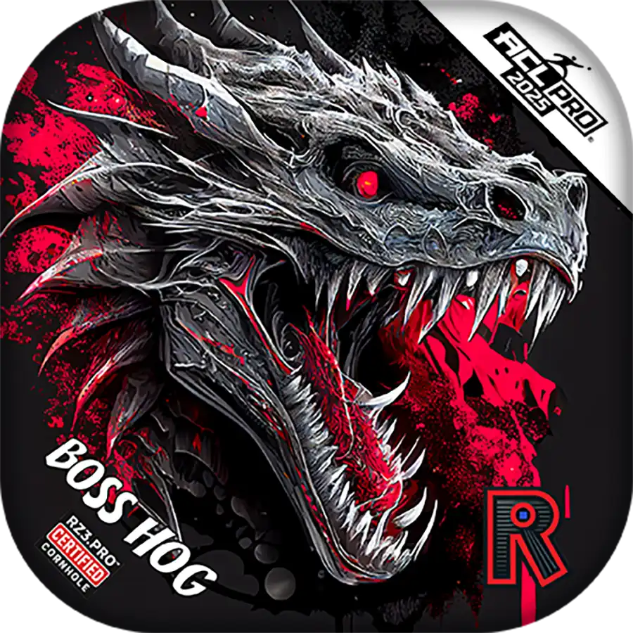 Boss Hog | Dragon Black Series | ACL PRO Razor Cornhole Bags