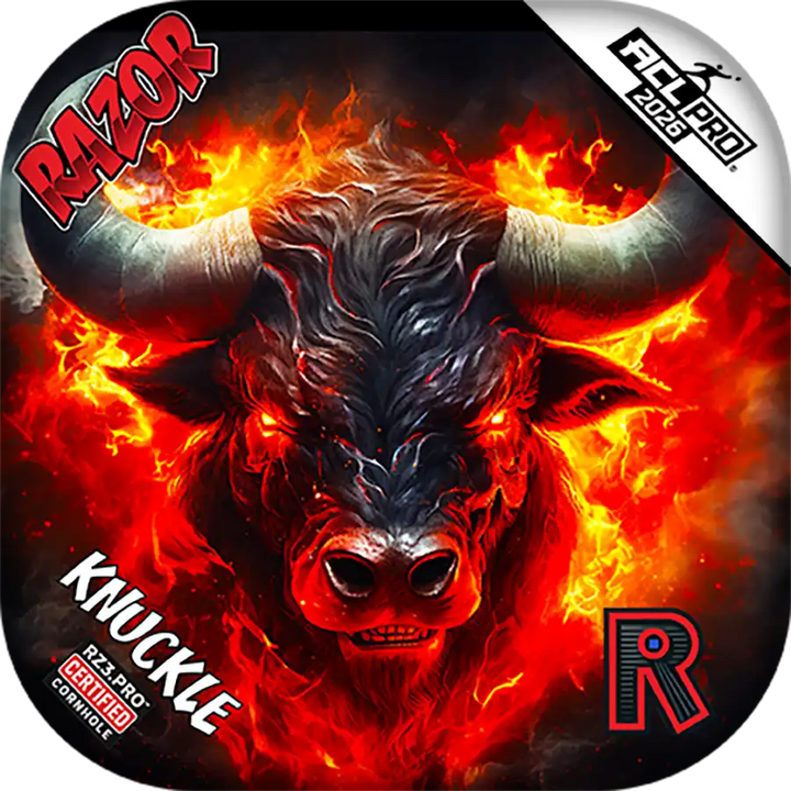 Knuckle | Fire Buffalo | ACL PRO Razor Cornhole Bags