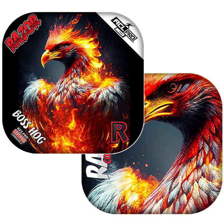 Boss Hog | Fire Phoenix | ACL PRO Razor Cornhole Bags