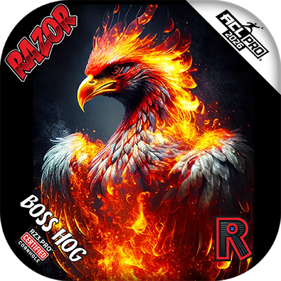 Boss Hog | Fire Phoenix | ACL PRO Razor Cornhole Bags