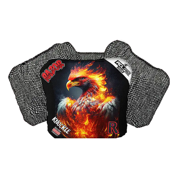Knuckle | Fire Phoenix | ACL PRO Razor Cornhole Bags