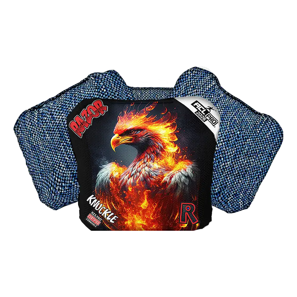 Knuckle | Fire Phoenix | ACL PRO Razor Cornhole Bags