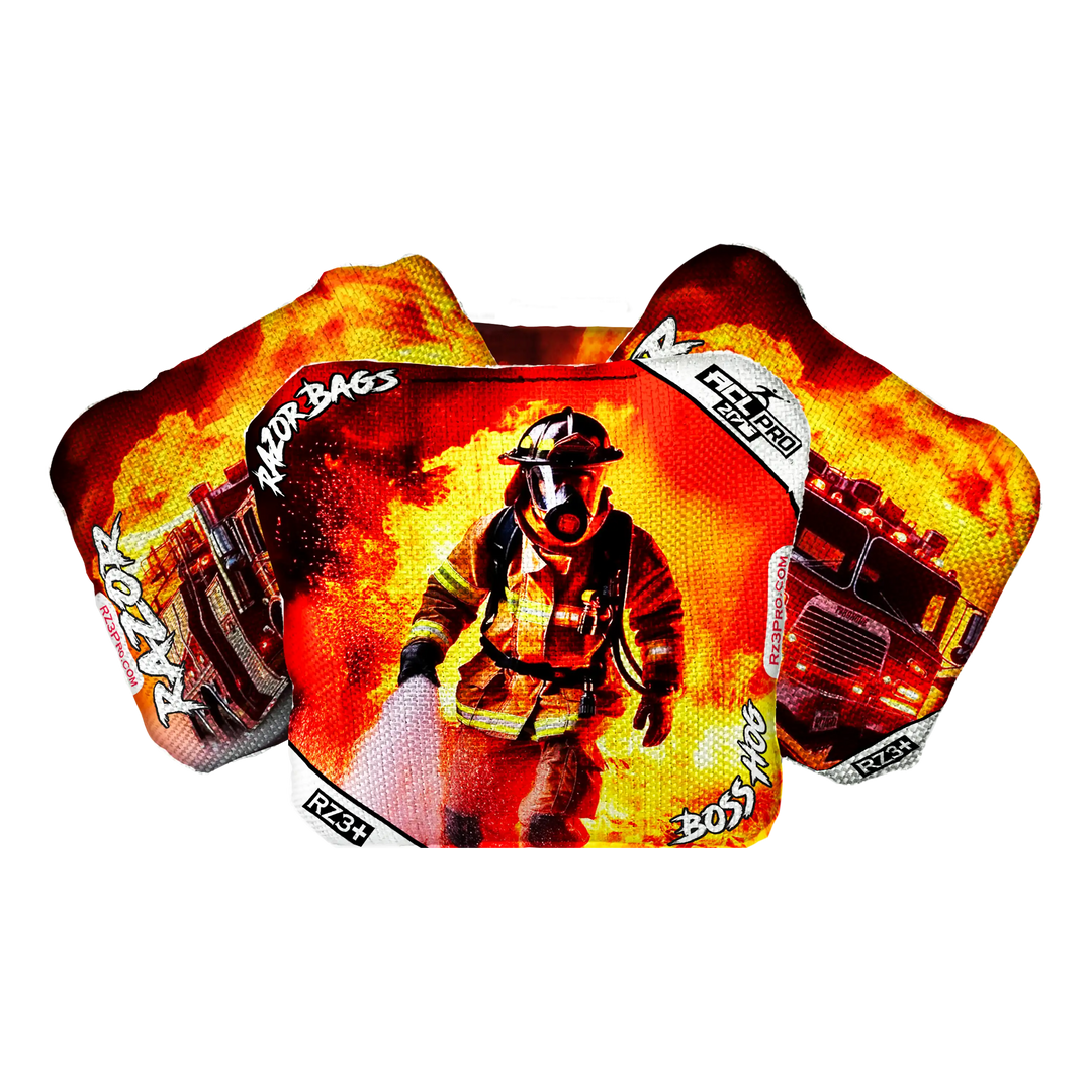 Boss Hog | Hero Fireman | ACL PRO Razor Cornhole Bags
