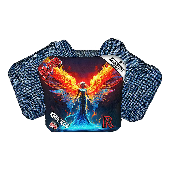 Knuckle | Flame Angel | ACL PRO Razor Cornhole Bags