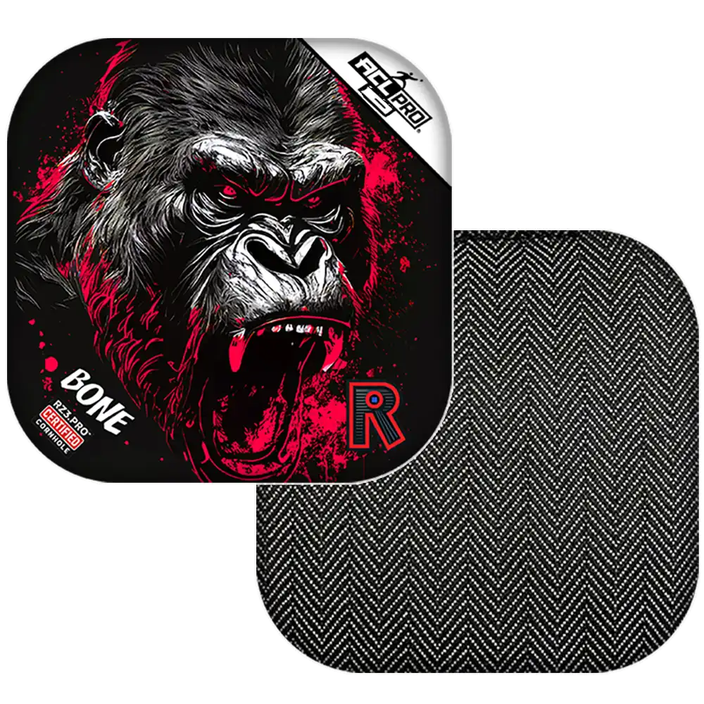 Bone | Gorilla Black Series | ACL PRO Razor Cornhole Bags