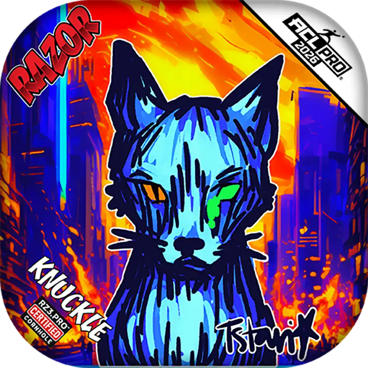 Knuckle | KAOS KITTY | ACL PRO Razor Cornhole Bags