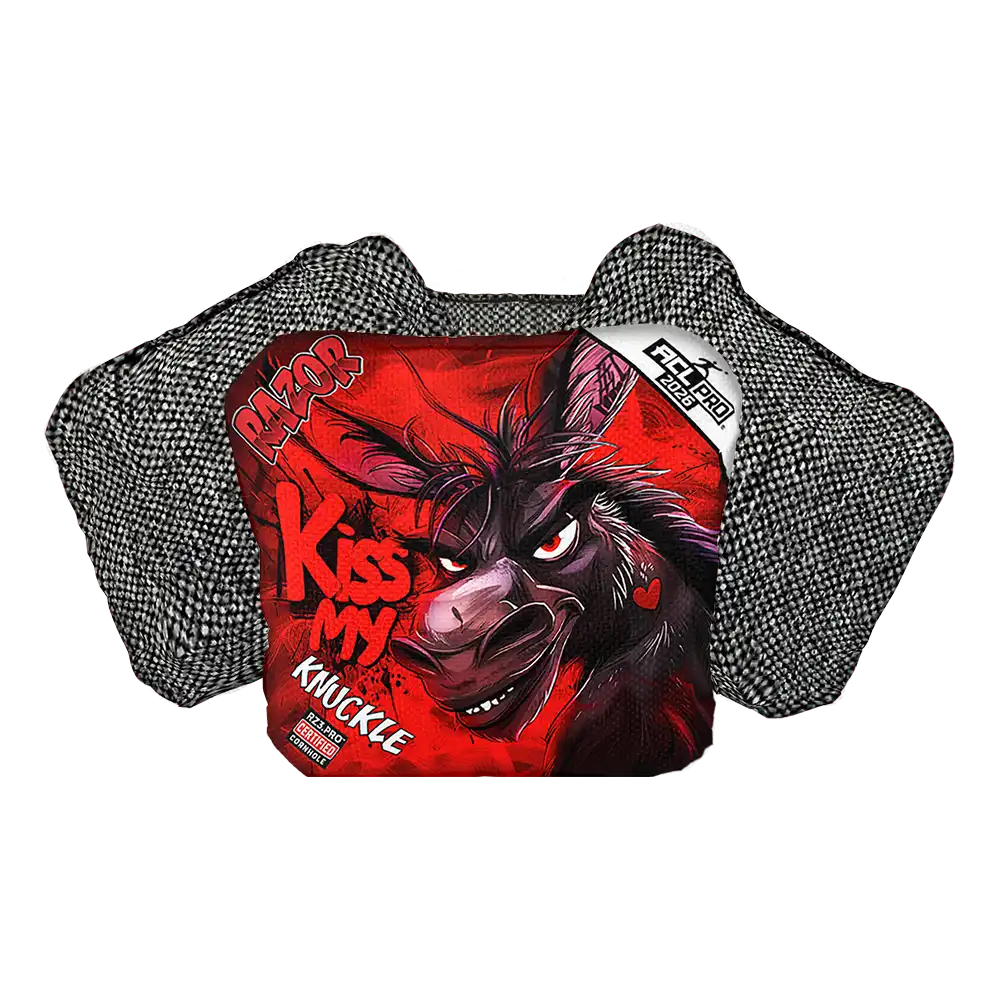 Knuckle | Kiss My | ACL PRO Razor Cornhole Bags