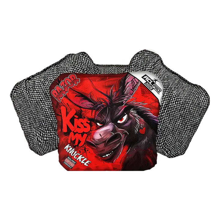 Knuckle | Kiss My | ACL PRO Razor Cornhole Bags