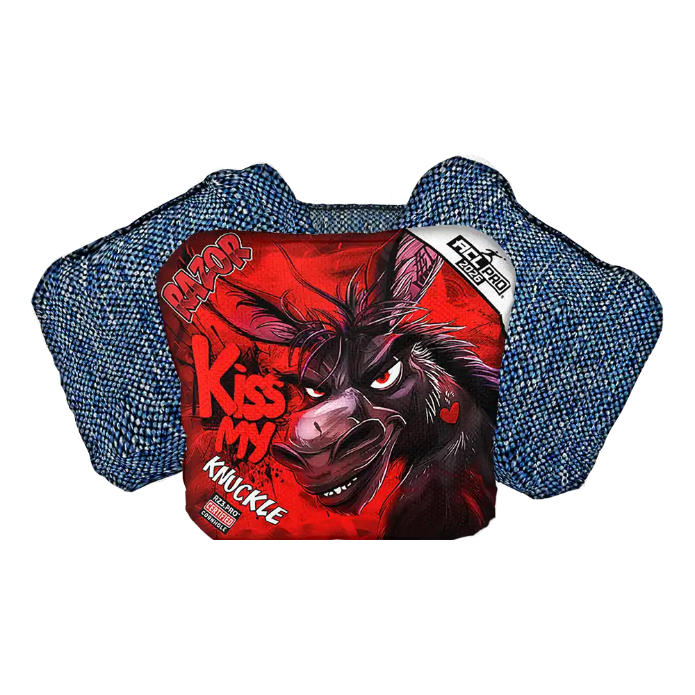 Knuckle | Kiss My | ACL PRO Razor Cornhole Bags