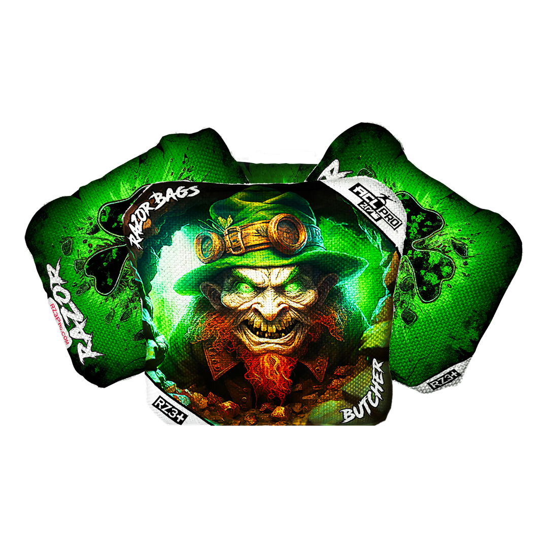 Butcher | Leprechaun Cave | ACL PRO Razor Cornhole Bags