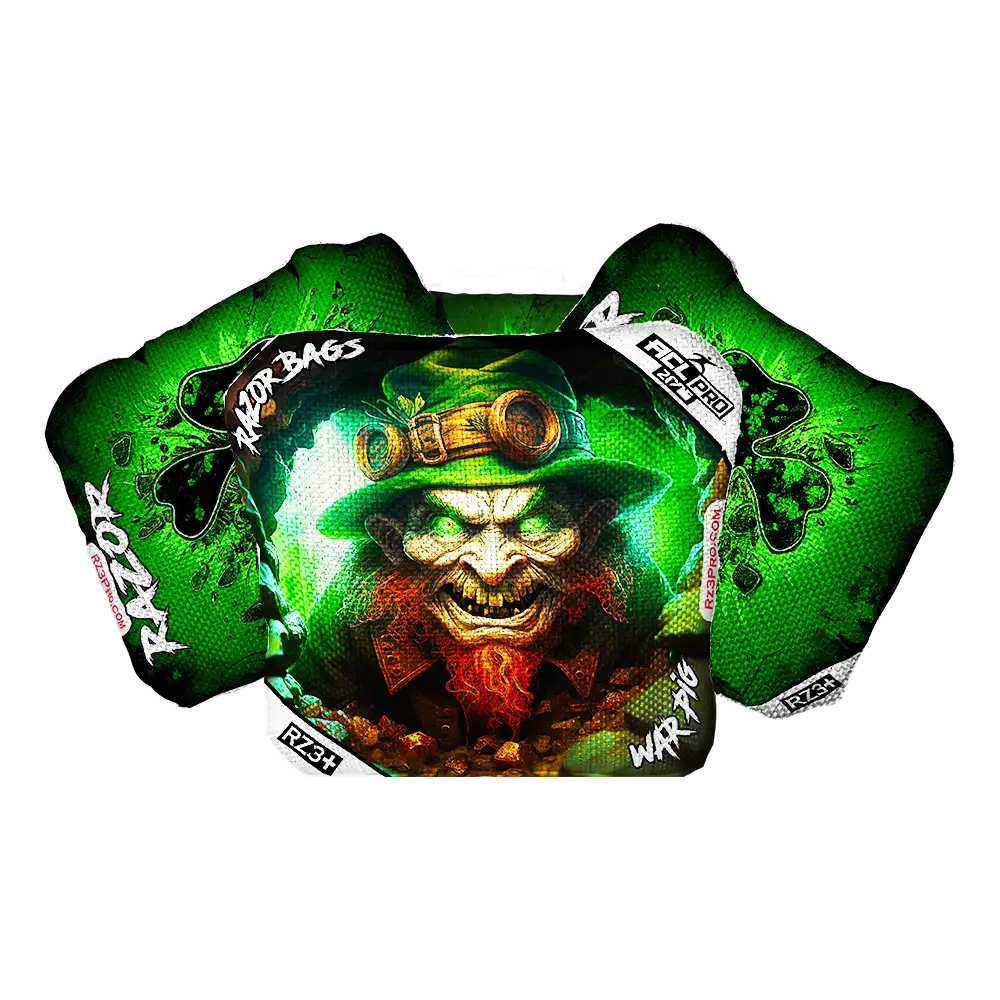 War Pig | Leprechaun Cave | ACL PRO Razor Cornhole Bags