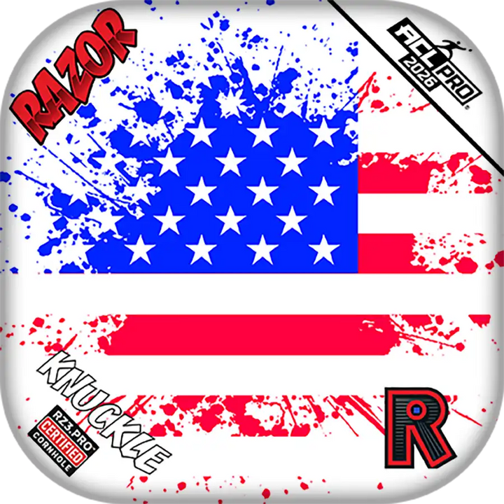 Knuckle | Merica Flag | ACL PRO Razor Cornhole Bags
