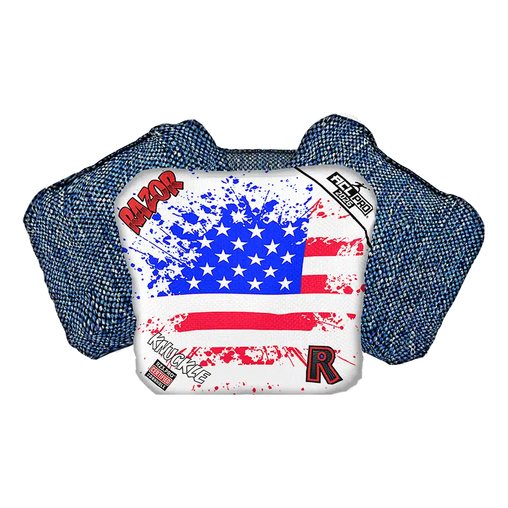 Knuckle | Merica Flag | ACL PRO Razor Cornhole Bags