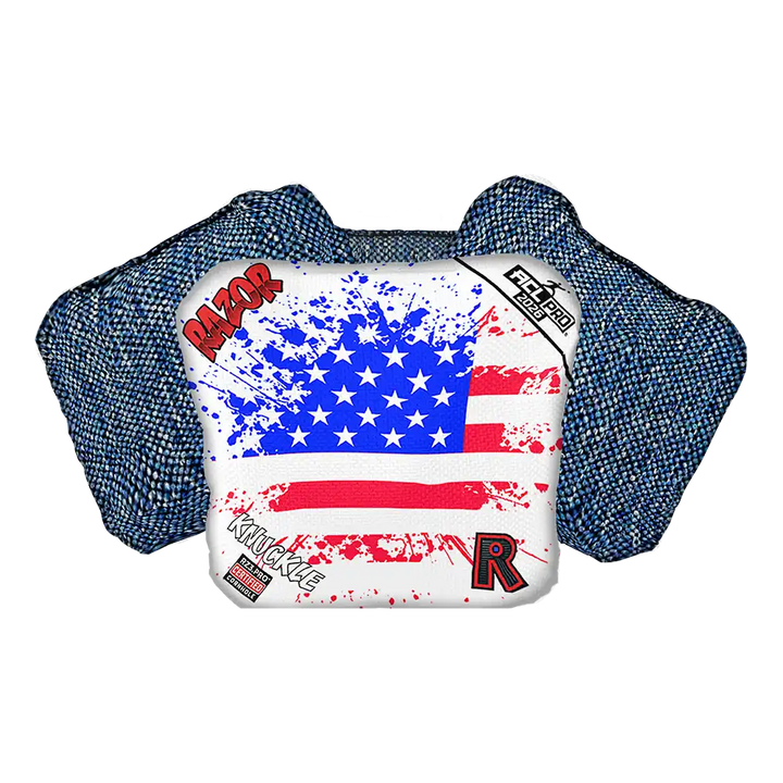 Knuckle | Merica Flag | ACL PRO Razor Cornhole Bags