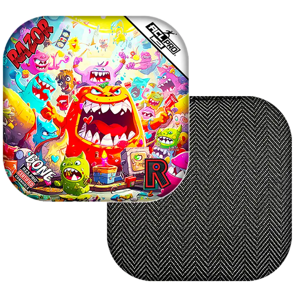 Bone | Monster Party | ACL PRO Razor Cornhole Bags