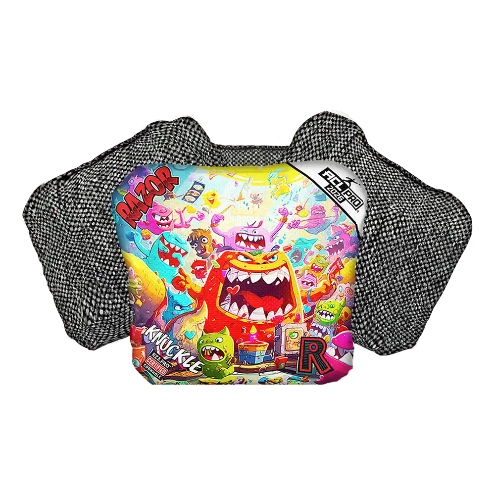 Knuckle | Monster Party | ACL PRO Razor Cornhole Bags