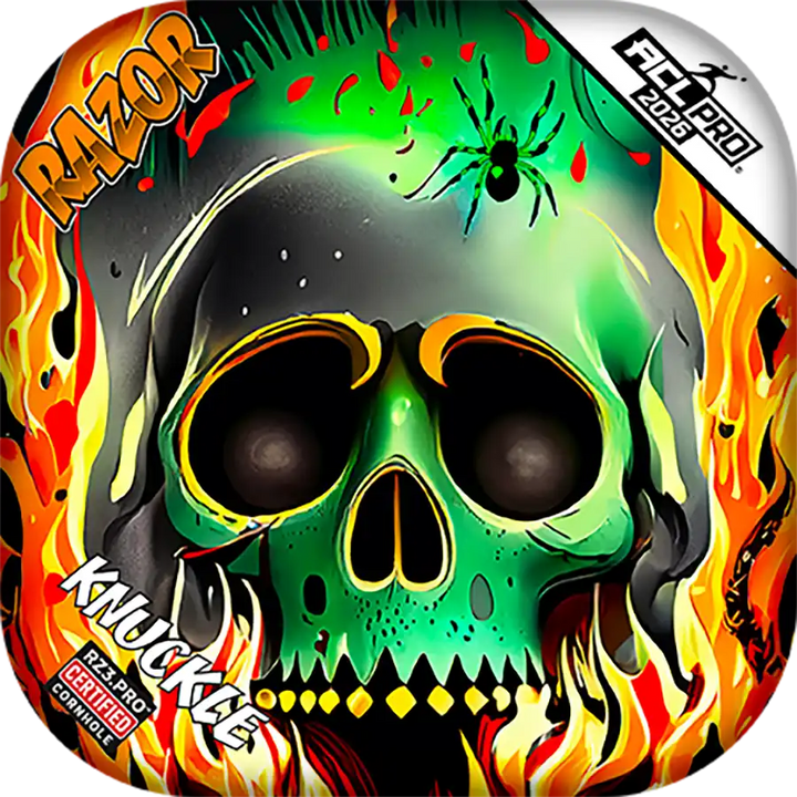 Knuckle | Nuclear Skull | ACL PRO Razor Cornhole Bags