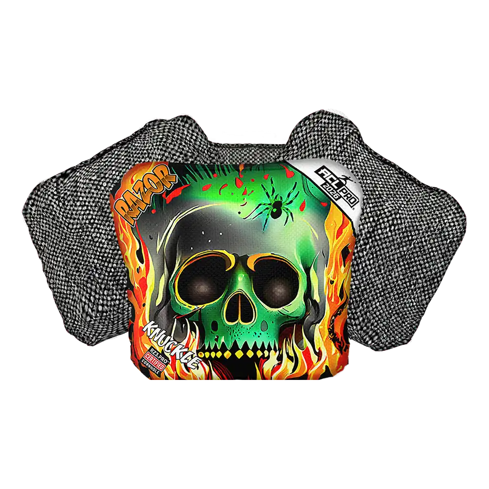 Knuckle | Nuclear Skull | ACL PRO Razor Cornhole Bags