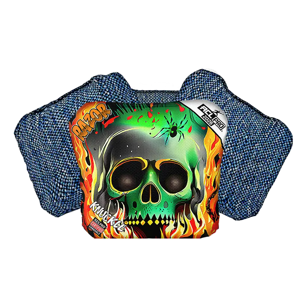 Knuckle | Nuclear Skull | ACL PRO Razor Cornhole Bags