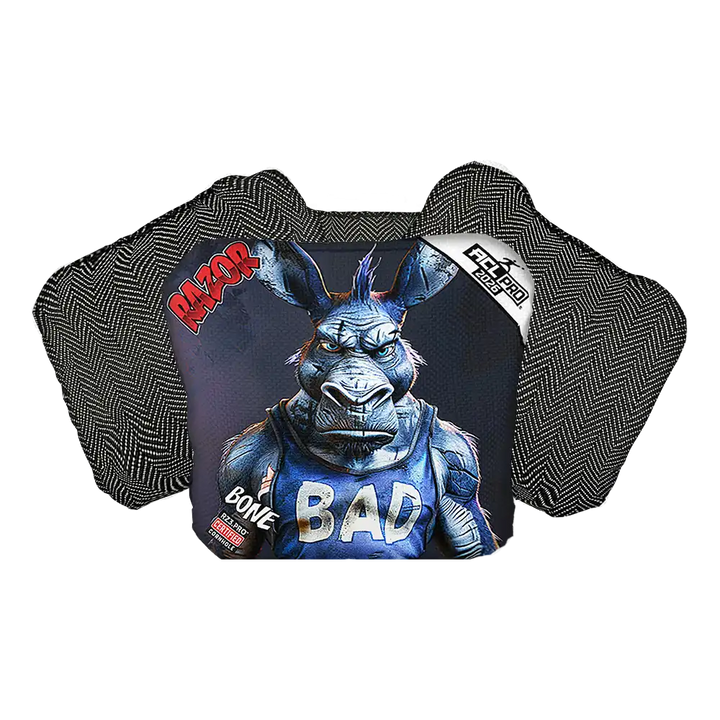 Bone | Old Bad Ass | ACL PRO Razor Cornhole Bags