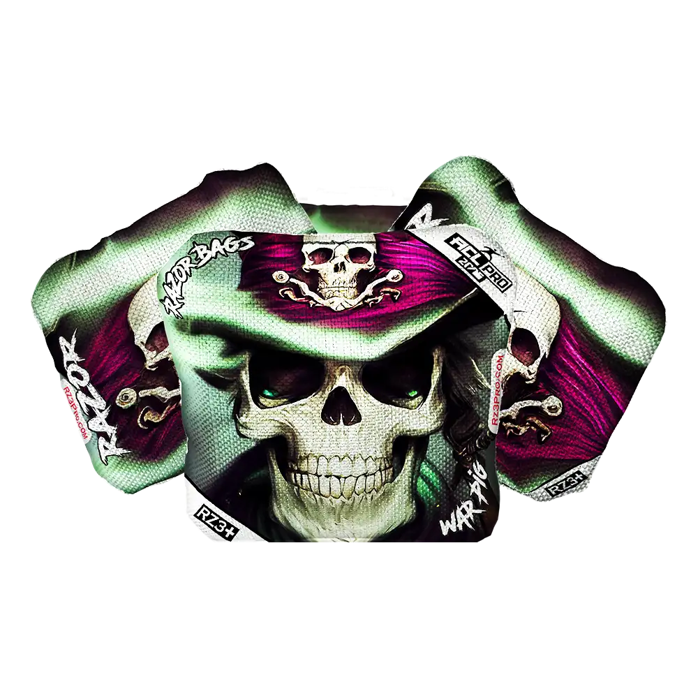 War Pig | Pirate | ACL PRO Razor Cornhole Bags