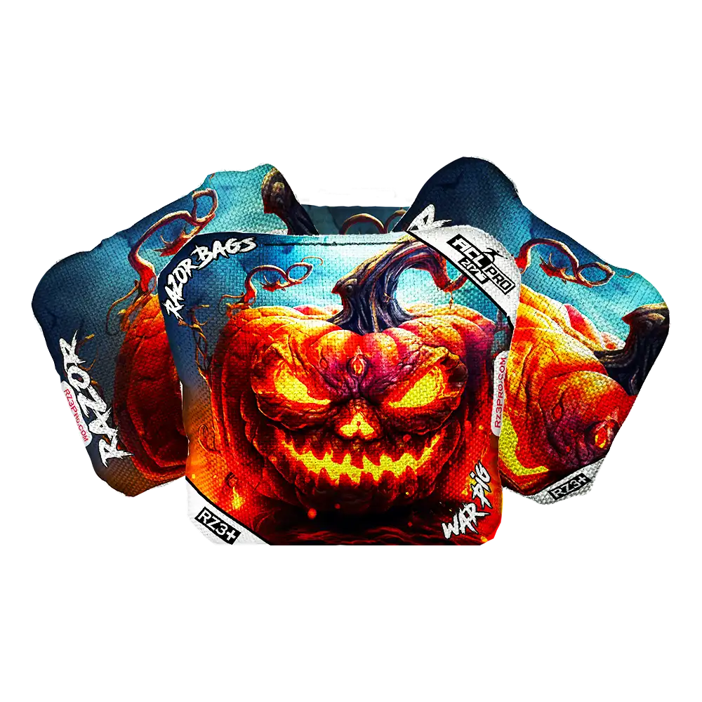 War Pig | Pumpkin 2 | ACL PRO Razor Cornhole Bags