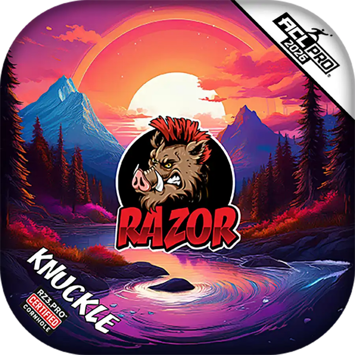 Knuckle | Sunset | ACL PRO Razor Cornhole Bags