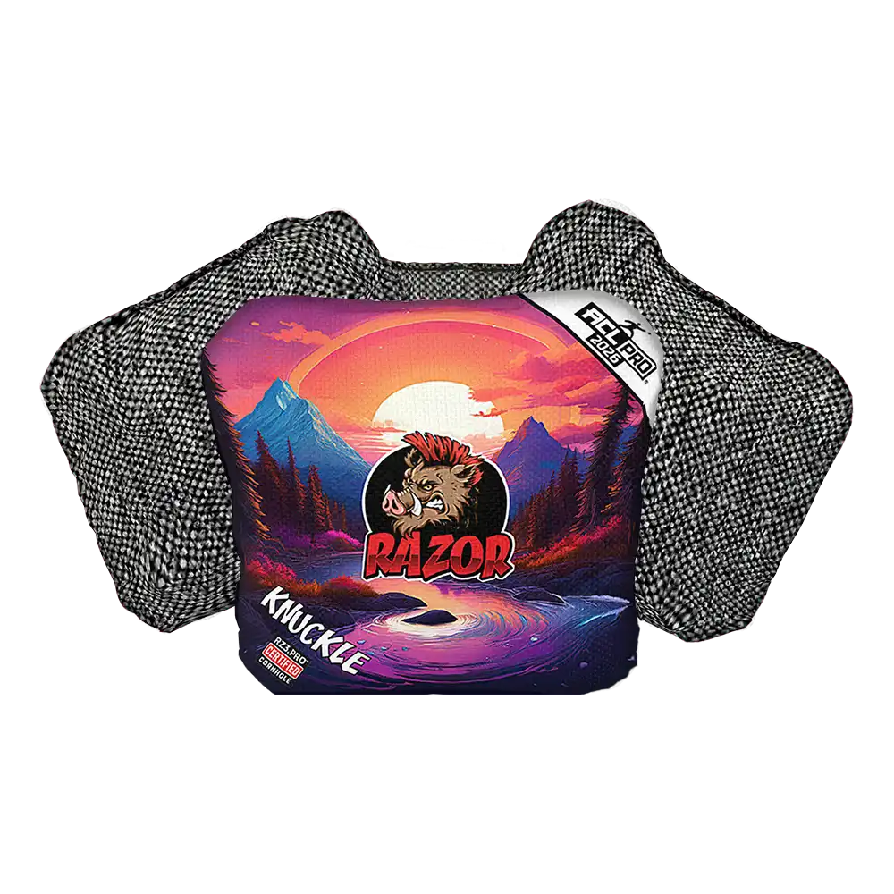 Knuckle | Sunset | ACL PRO Razor Cornhole Bags