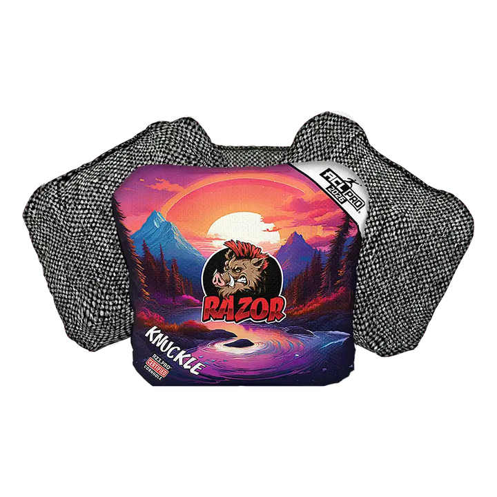 Knuckle | Sunset | ACL PRO Razor Cornhole Bags