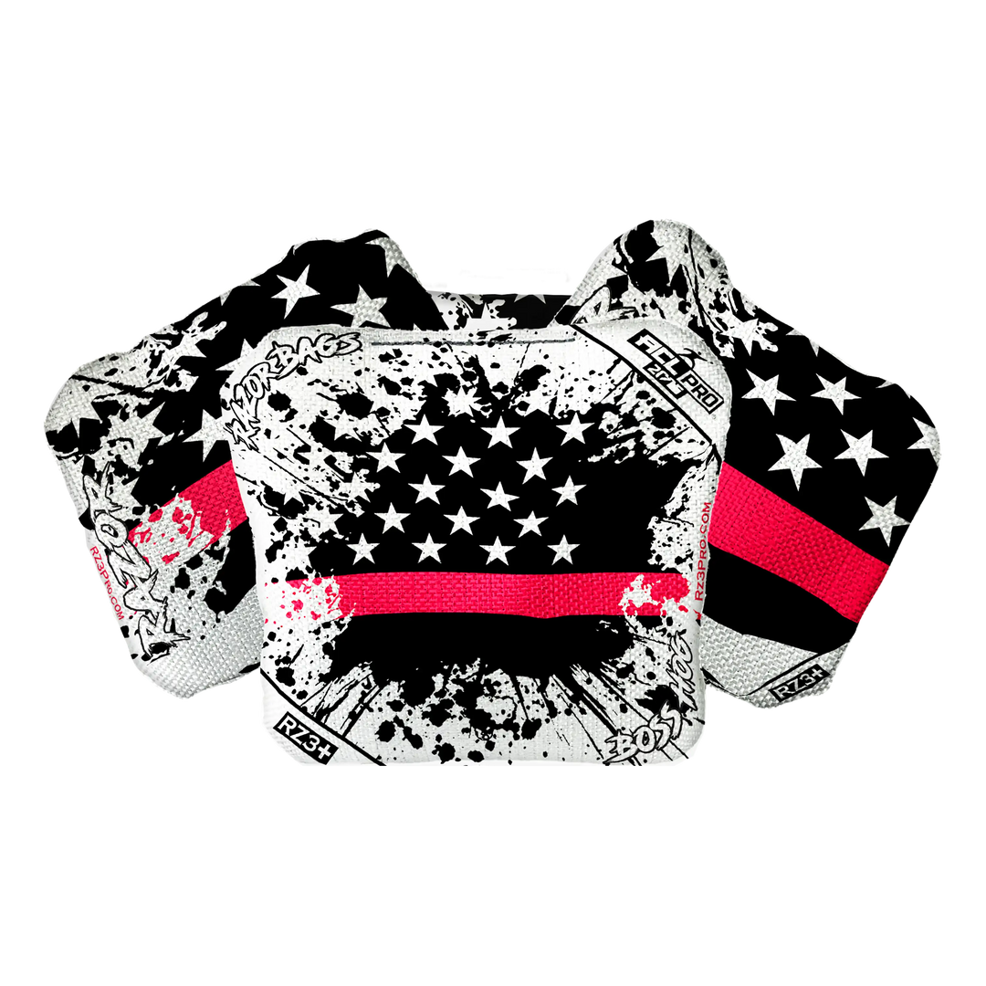 Boss Hog | Red Line Flag | ACL PRO Razor Cornhole Bags