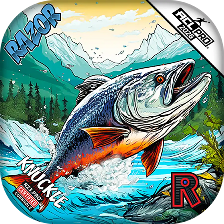 Knuckle | Alaskan Salmon | ACL PRO Razor Cornhole Bags