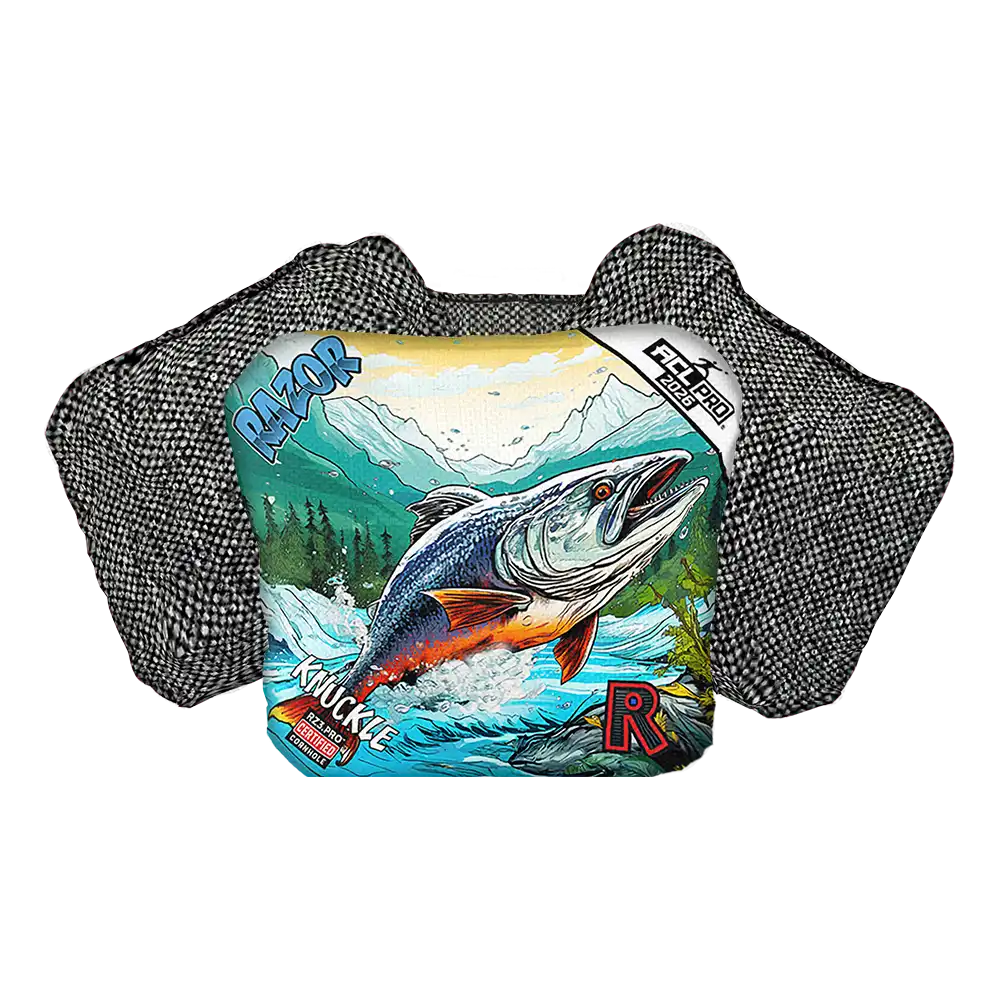 Knuckle | Alaskan Salmon | ACL PRO Razor Cornhole Bags