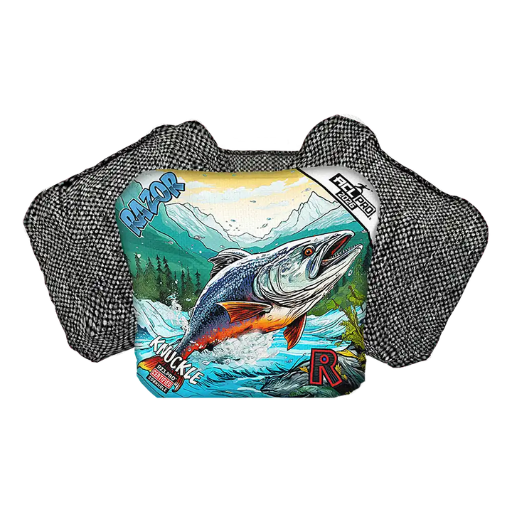Knuckle | Alaskan Salmon | ACL PRO Razor Cornhole Bags