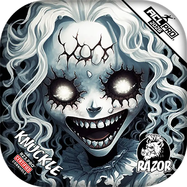 Knuckle | Scary Girl | ACL PRO Razor Cornhole Bags