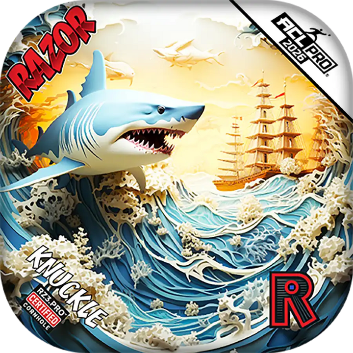 Knuckle | Shark 3D | ACL PRO Razor Cornhole Bags