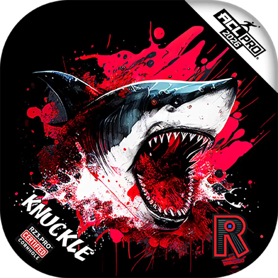 Knuckle | Shark Black Series | ACL PRO Razor Cornhole Bags
