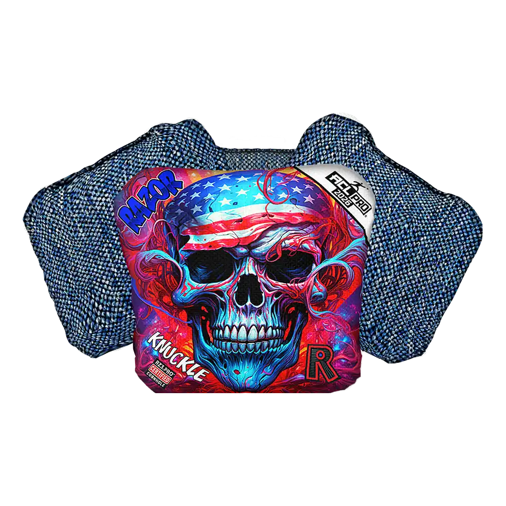 Knuckle | Skull Merica | ACL PRO Razor Cornhole Bags