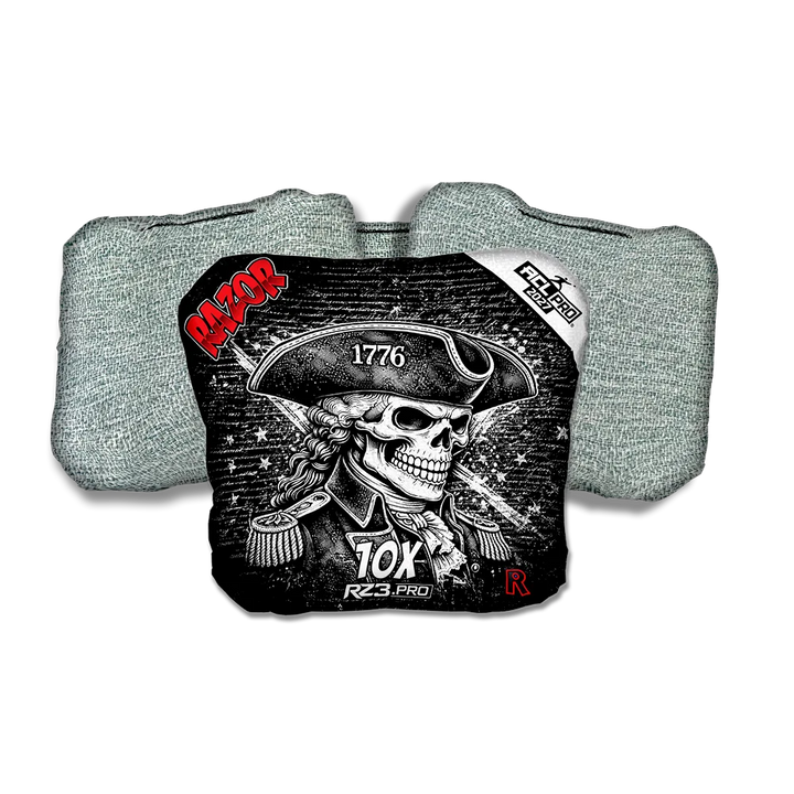 10 X PRO 1776 Light Back Cornhole Bags