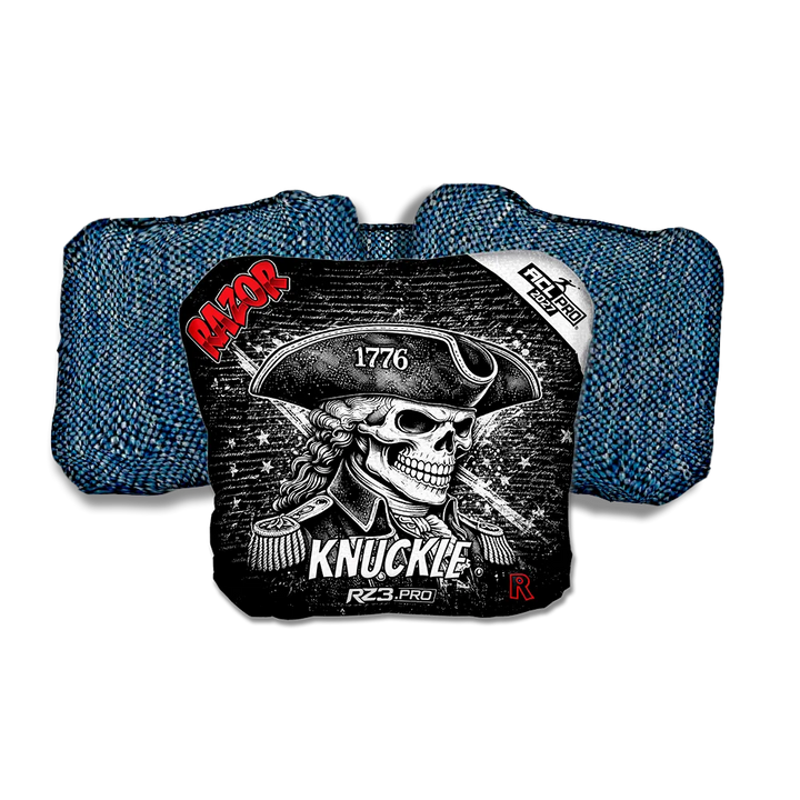 Knuckle PRO 1776 Blue Back Cornhole Bags