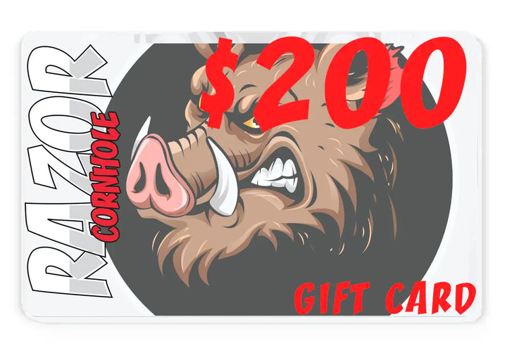 Razor Cornhole Gift Cards | The Perfect Cornhole Gift