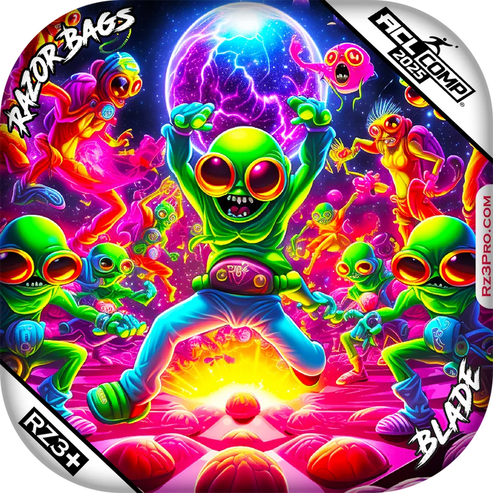 BLADE | Alien Dance Party | ACL COMP Cornhole Bags by Razor Bags (Razor Cornhole)