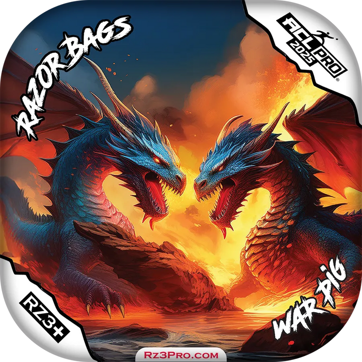 Battle Dragons-acl-pro-war-pig-razor-corn hole-bags-ACL