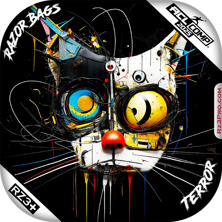 Terror | Cat Abstract | ACL COMP Razor Cornhole Bags